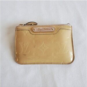 Louis Vuitton Vernis Leather Key Cles wallet cardholders